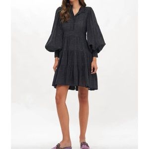Oliphant shirt waist mini dress